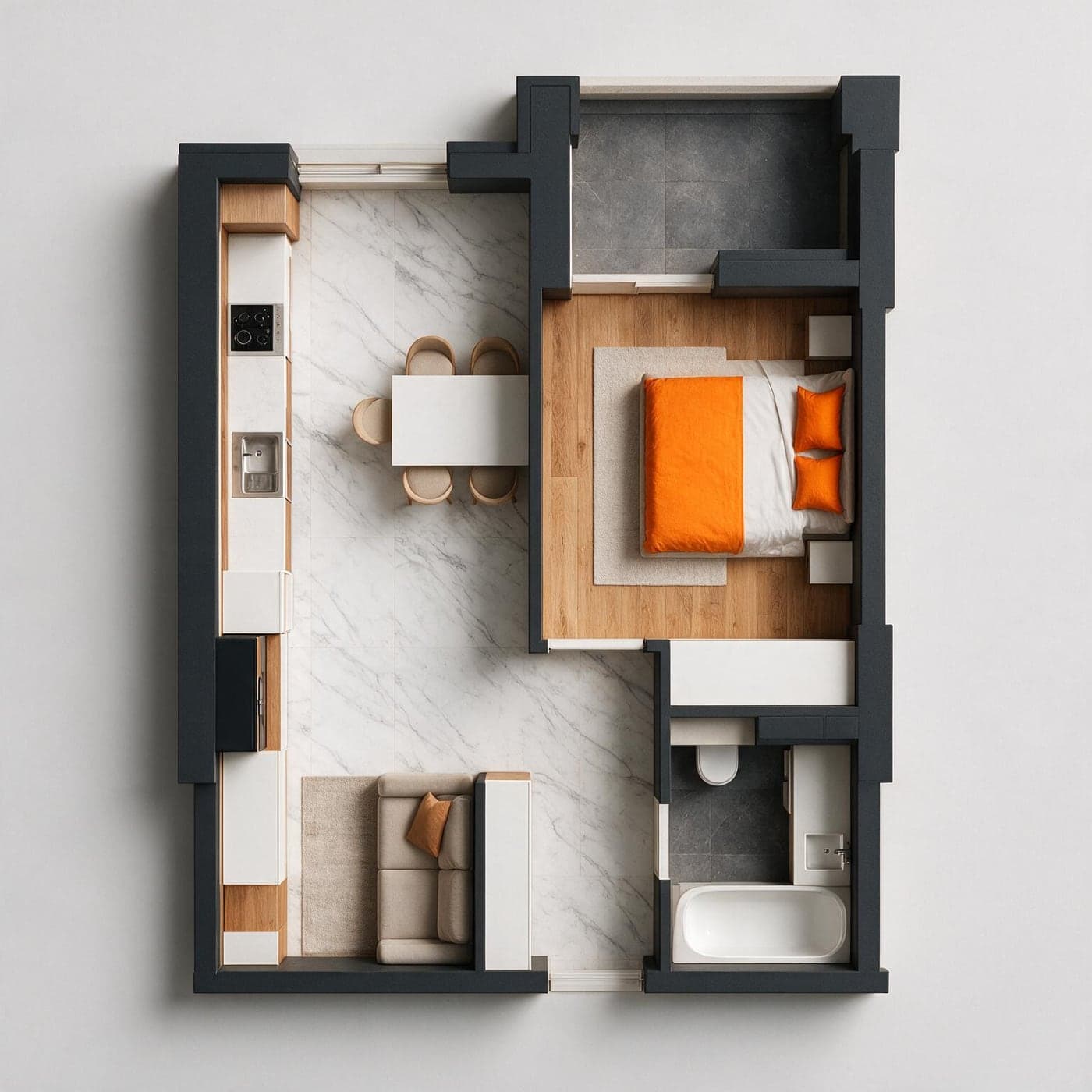 Planimetria apartamentului 24
