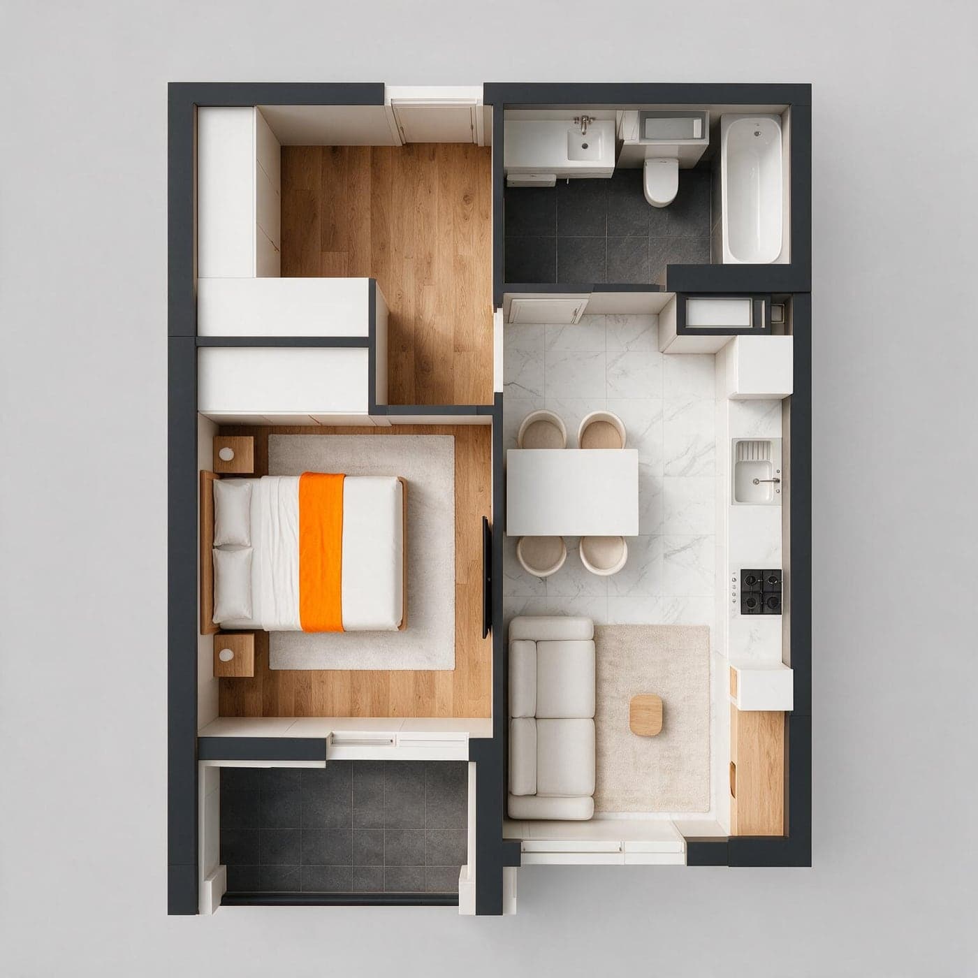 Planimetria apartamentului 29