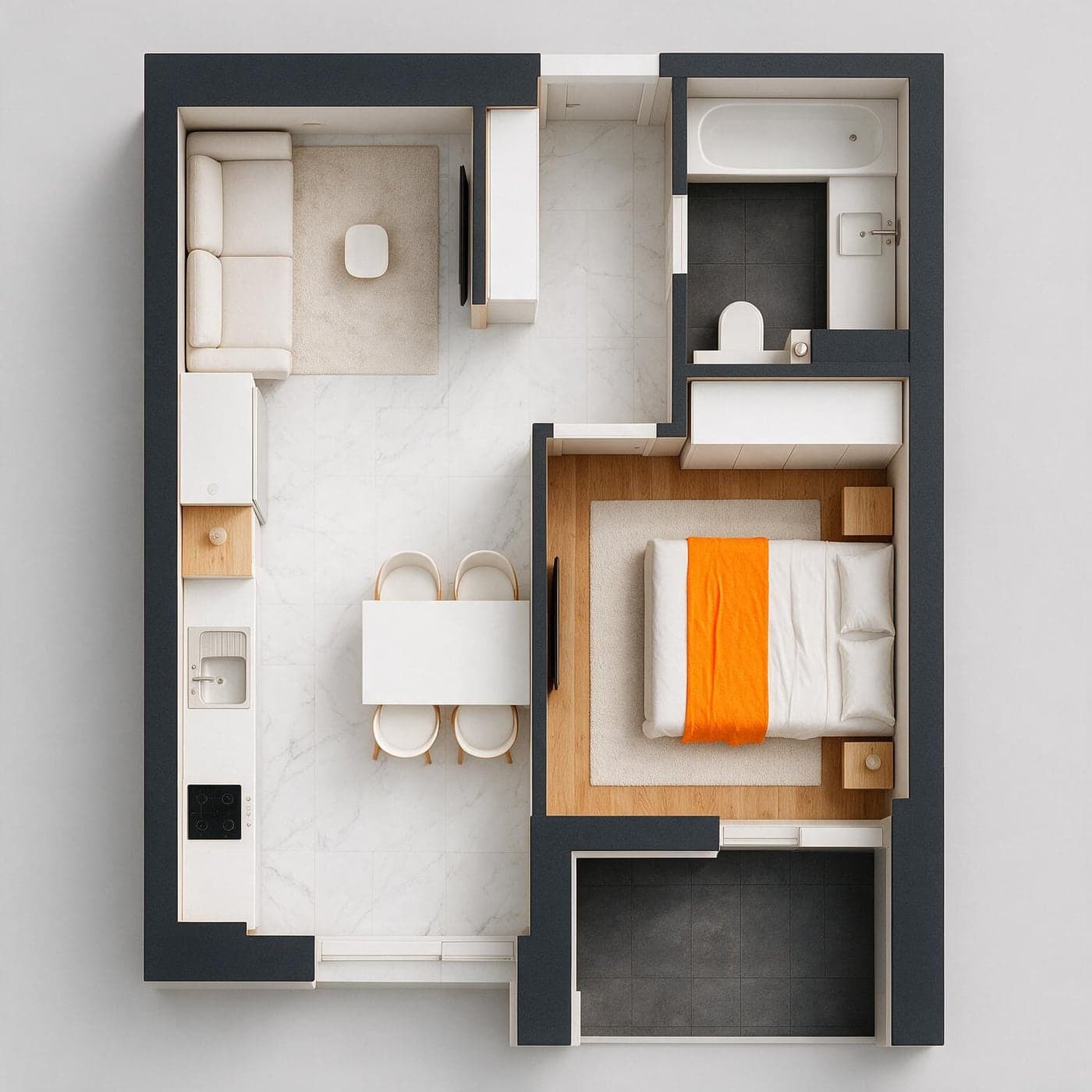 Planimetria apartamentului 30